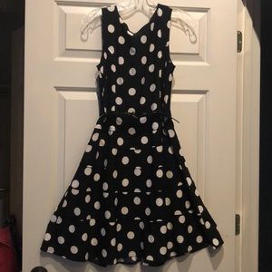 Black and white dress